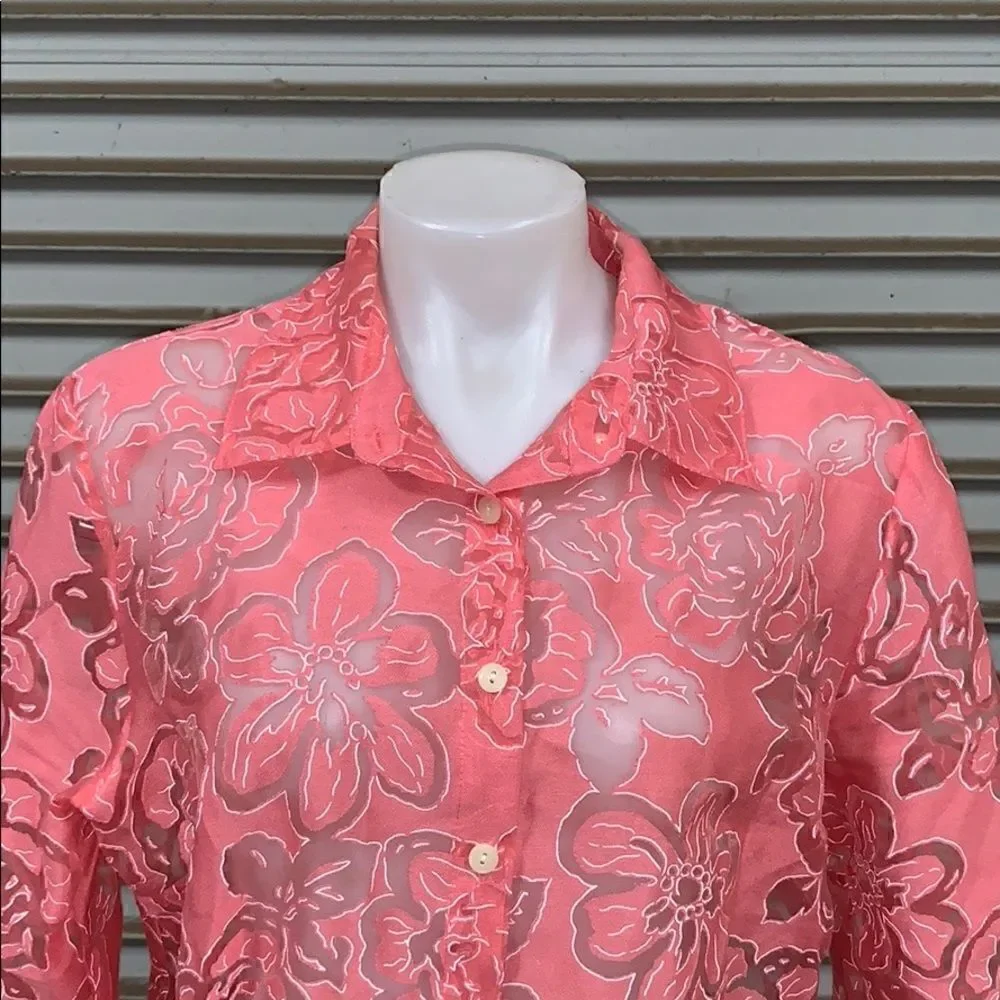 🛍️Elements size large blouse flowers